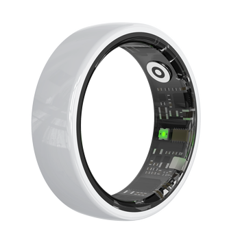 Anillo inteligente de cerámica para pareja, impermeable 5ATM